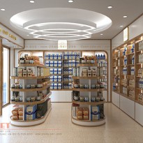 Thiết kế siêu thị mini Q&T Mart - 40m2 - Đà Lạt 